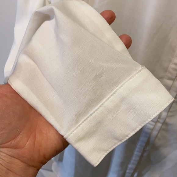 Grade & Gather Soft White Button Down Shirt EUC - Picture 4 of 12